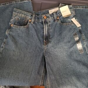 GAP Mid Rise Baggy Jeans
